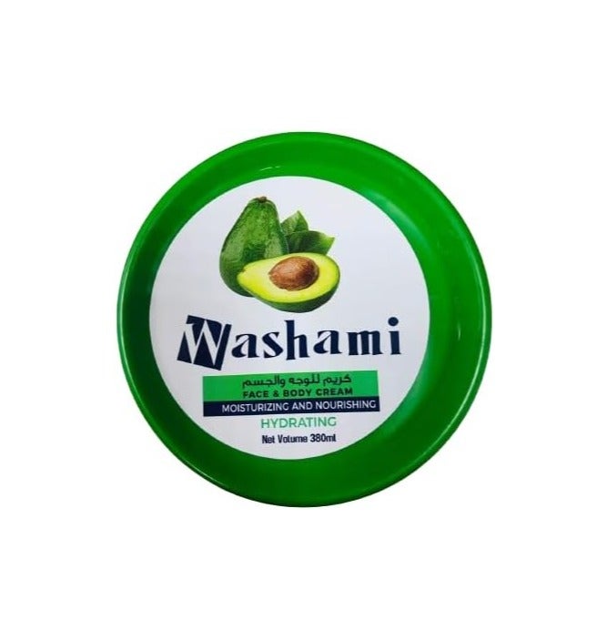 WASHAMI Avocado Moisturizing and Nourishing Face and Body Cream - Image 3